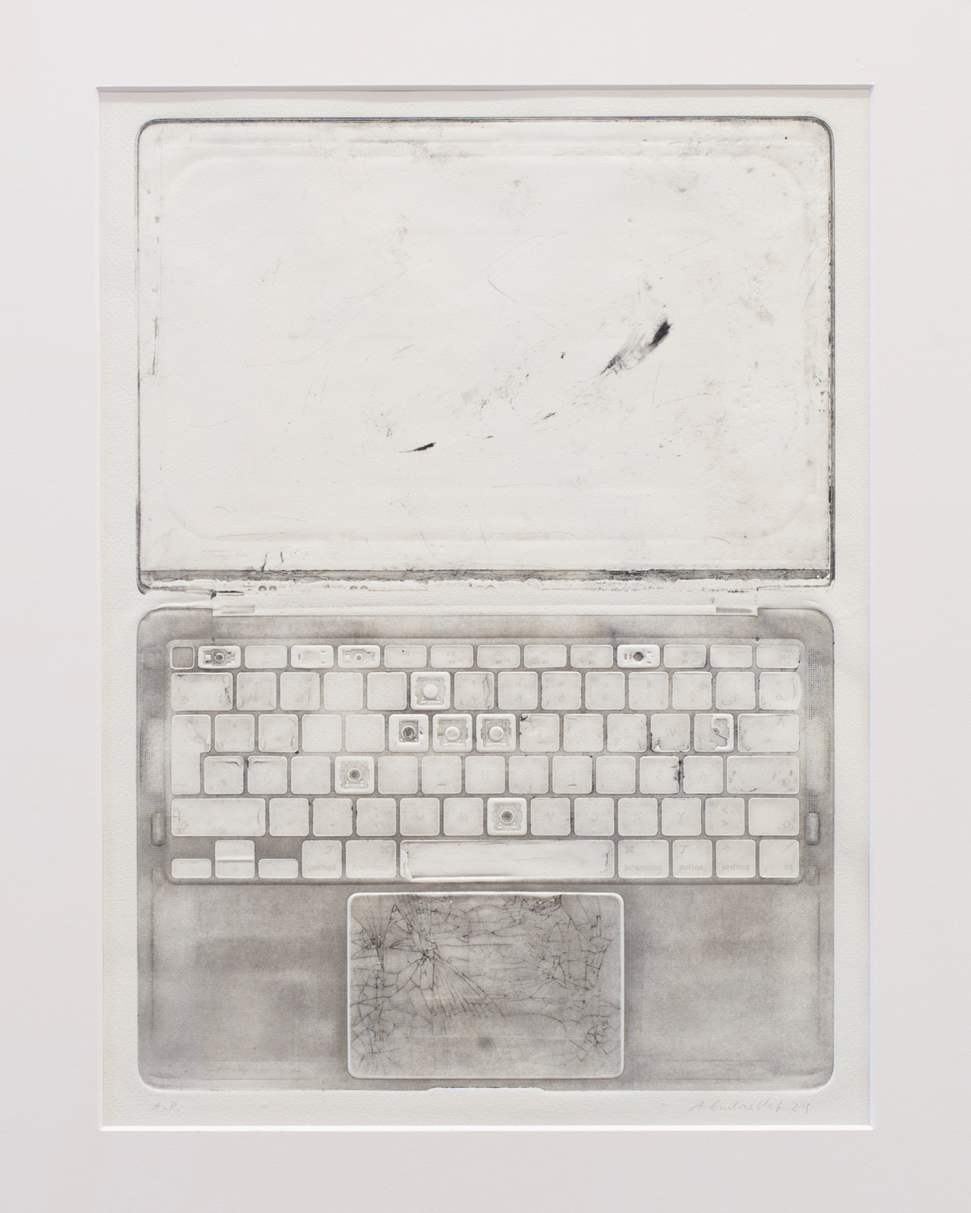 过时之美：Endrullat的废弃笔记本电脑版画